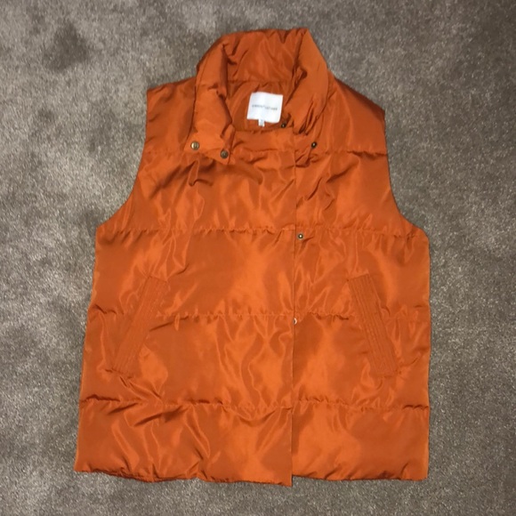 Gibson Latimer Jackets & Blazers - (Gibson Latimer) orange puffy vest NWOT